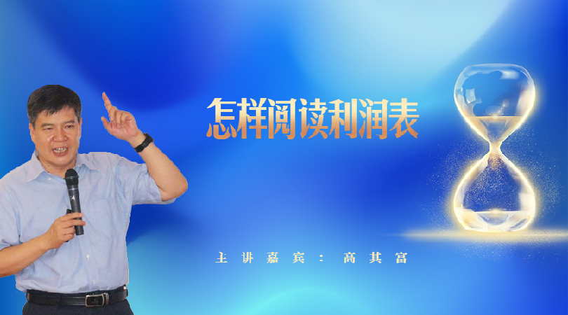 怎样阅读利润表