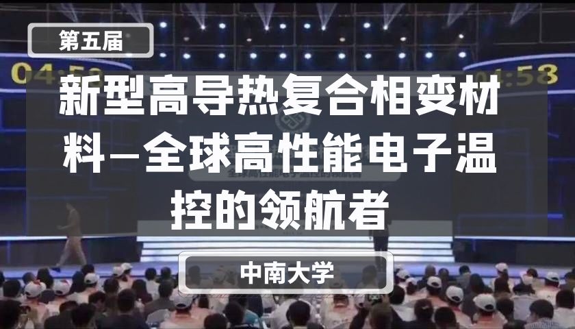 新型高导热复合相变材料—全球高性能电子温控的领航者【第五届】